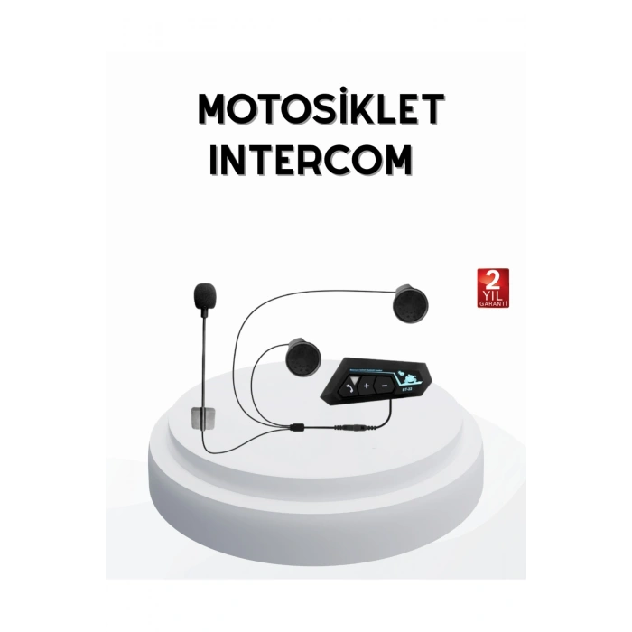 BT22 Kablosuz Kask Kulaklığı – Bluetooth 5.0, Intercom, Su Geçirmez ve Uzun Ömürlü Batarya