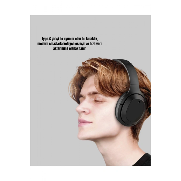 Type-C Girişli Kablolu Kulaklık – Hızlı Veri Aktarımı, Yüksek Ses Kalitesi, Çift Yönlü Bağlantı