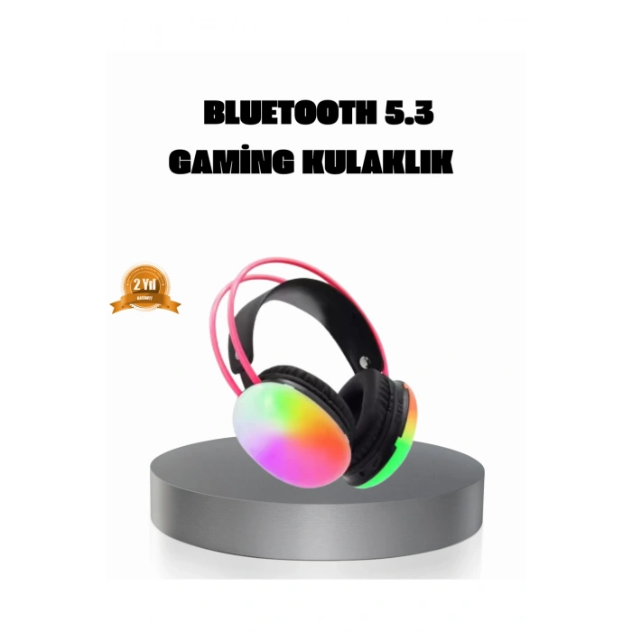 Ergonomik RGB Bluetooth Kulaklık 3D Ses