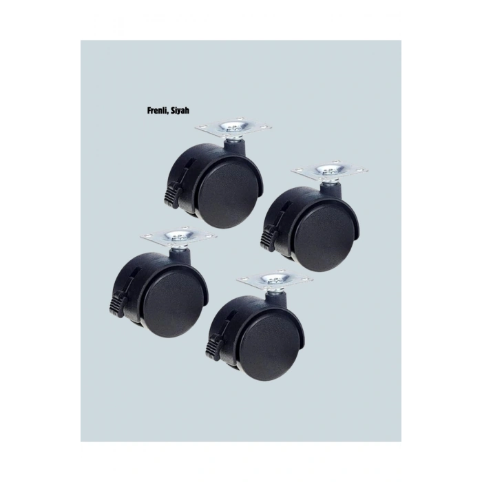 Kilitli Mini Tekerlek Ayak 4 cm 4’lü Set
