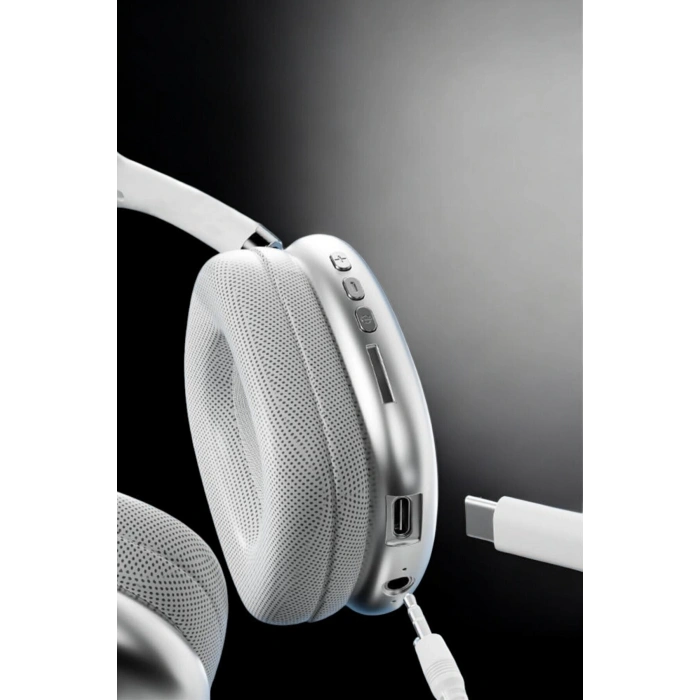 P9 Air Max Kablosuz 5.0 Mikrofonlu Bluetooth Kulaklık Beyaz Yüksek Ses Kaliteli