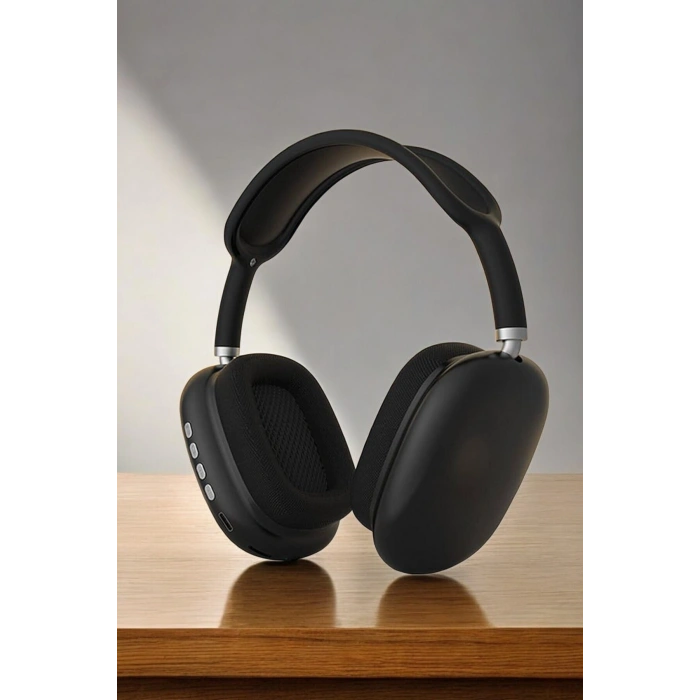 P9 Air Max Kablosuz 5.0 Mikrofonlu Bluetooth Kulaklık Beyaz Yüksek Ses Kaliteli