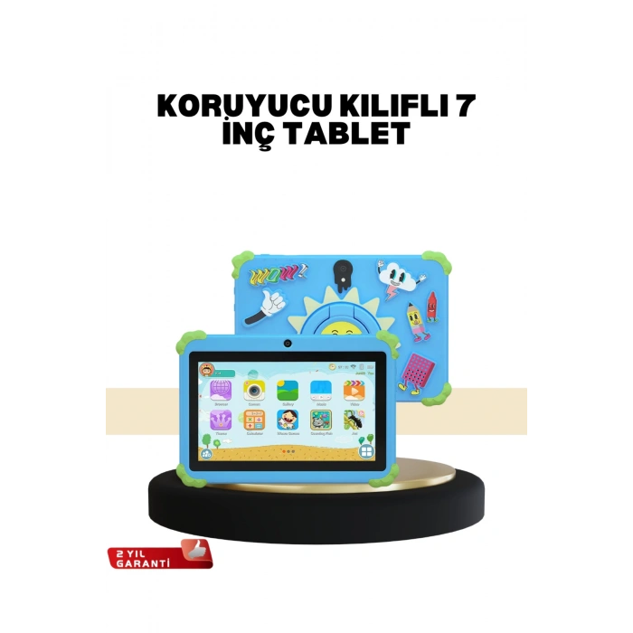 Çok Amaçlı 7 İnç Tablet Video Oyun ve Eğitim İçin İdeal