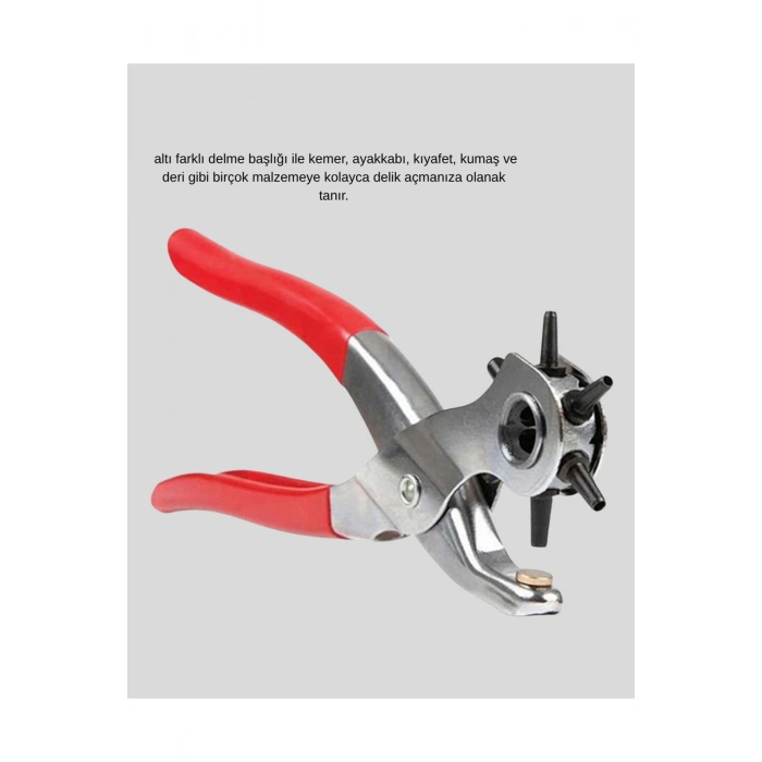 Delme Pensesi 6 Başlıklı Çok Amaçlı Paslanmaz Çelik Ergonomik