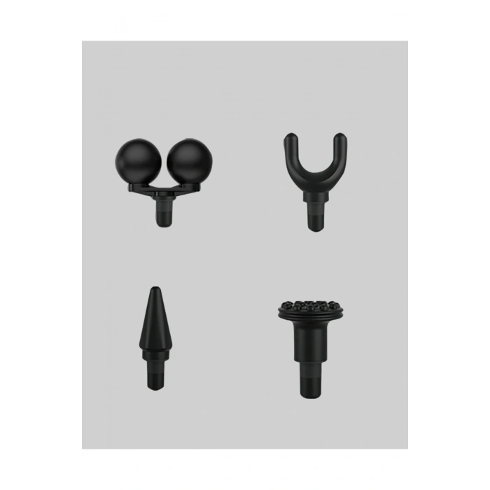 Çok Fonksiyonlu 4 Başlıklı Şarjlı Masaj Aleti Rahatlatıcı