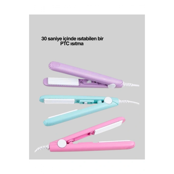 30 Saniyede Isınan PTC Teknolojili Saç Şekillendirici – Sabit Isı Kontrollü, Hızlı