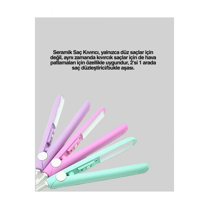 30 Saniyede Isınan PTC Teknolojili Saç Şekillendirici – Sabit Isı Kontrollü, Hızlı
