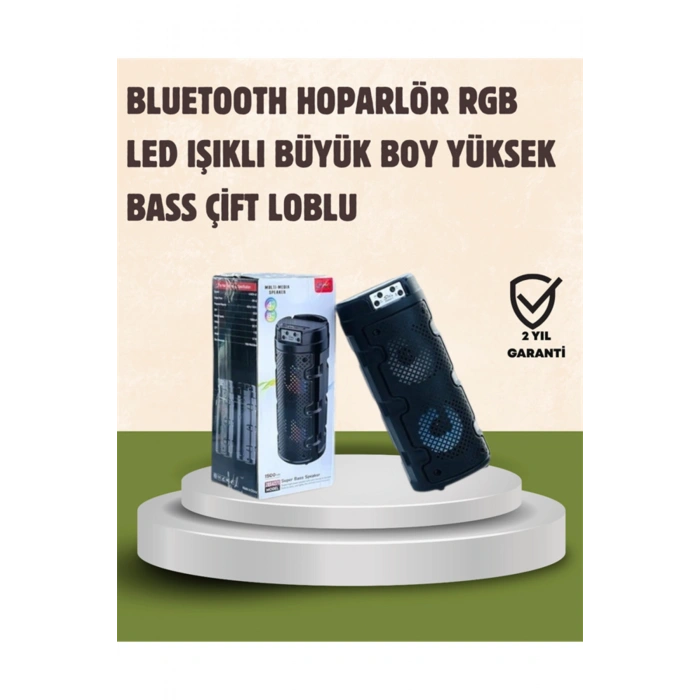 Kompakt Tasarım, Yüksek Ses Performansı – Çoklu Giriş Seçenekli Kablosuz Hoparlör (Bluetooth, USB, S