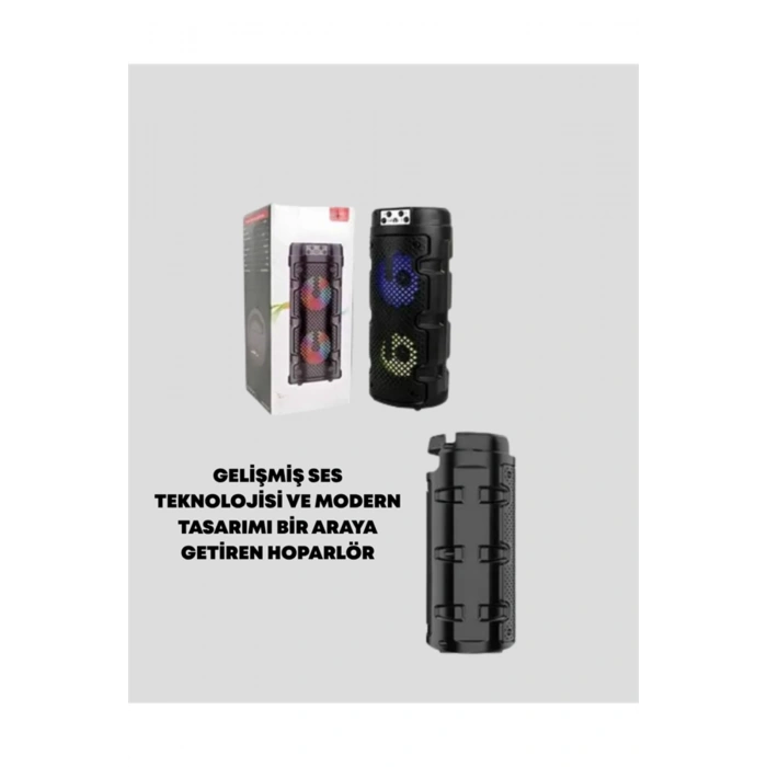 Kompakt Tasarım, Yüksek Ses Performansı – Çoklu Giriş Seçenekli Kablosuz Hoparlör (Bluetooth, USB, S