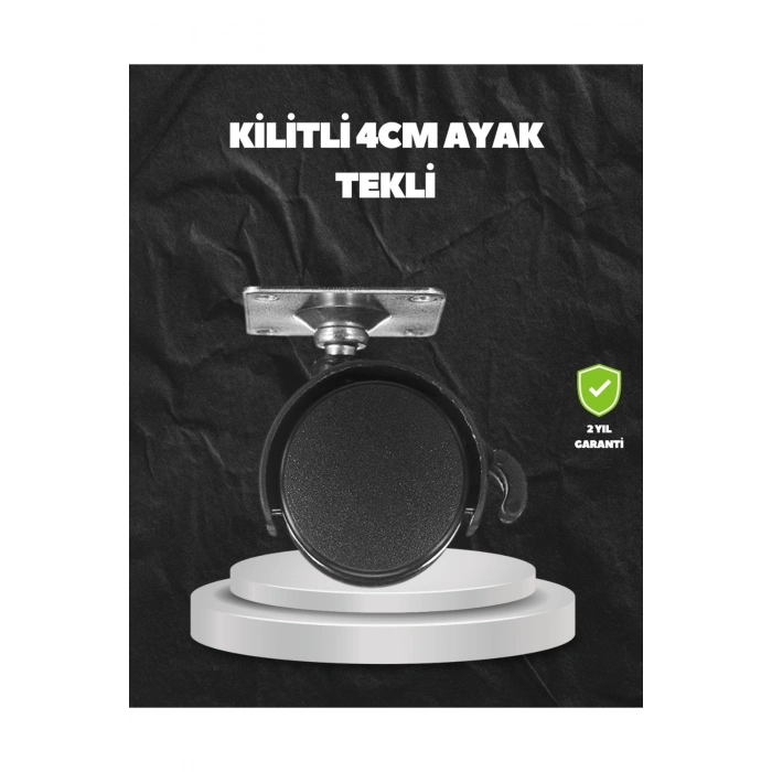 Kilitli 4 cm Evrensel Tekerlek Ayak Tek Adet