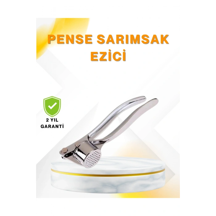 Metal Sarımsak Ezici Ergonomik Tutma ve Güçlü Presleme