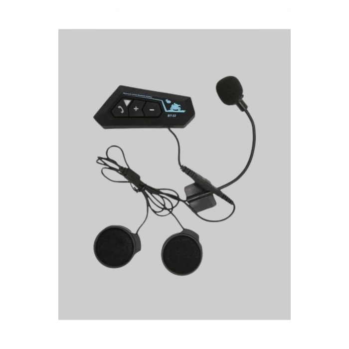 BT22 Kask İçi Bluetooth Kulaklık Hızlı Eşleşme ve Gürültü Önleyici Mikrofon