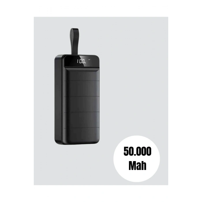 Profesyonel 50.000 mAh Powerbank – Aynı Anda Birden Fazla Cihaz Şarj Eden, Dayanıklı ve Güvenli Taşı