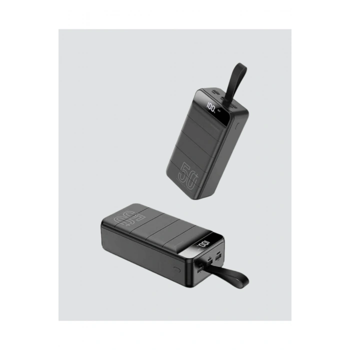 Profesyonel 50.000 mAh Powerbank – Aynı Anda Birden Fazla Cihaz Şarj Eden, Dayanıklı ve Güvenli Taşı