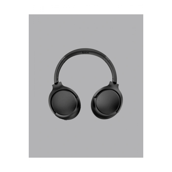 Siyah Kablosuz Bluetooth Kulaklık 300 mAh Hızlı Şarj Katlanabilir Pedli