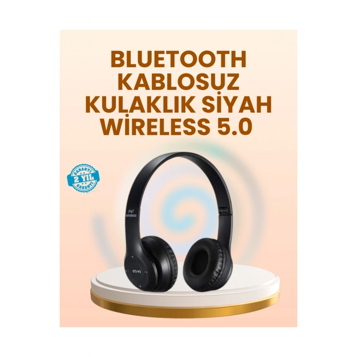 Ayarlanabilir Baş Bandı ve Yumuşak Kulak Yastıklı Bluetooth Kulaklık