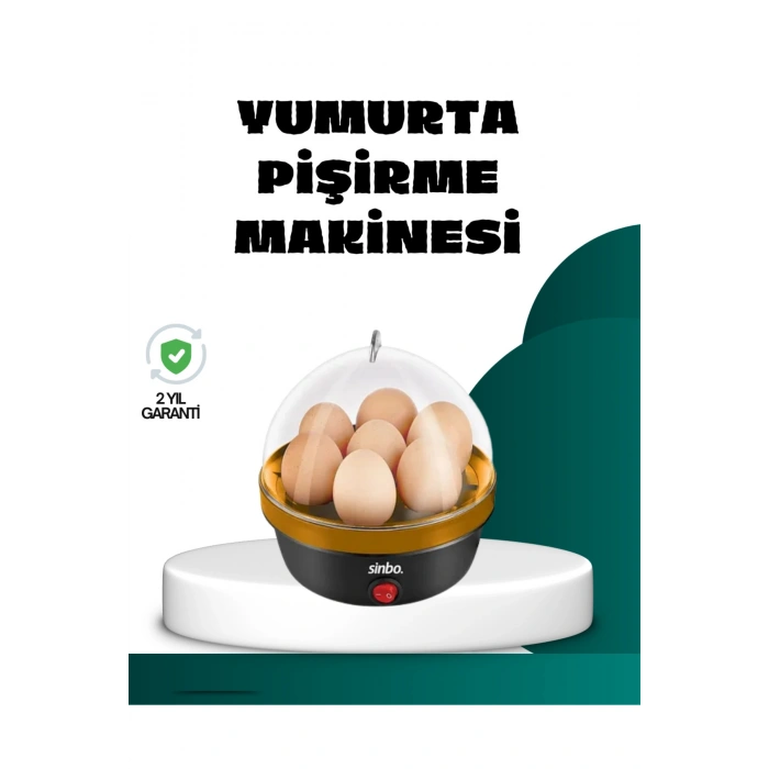 Elektrikli Yumurta Pişirme Makinesi 7 Yumurta Kapasiteli