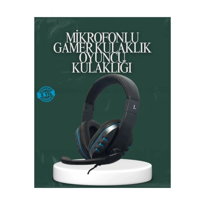 Kablolu Gaming Headset – Net Ses Ayrımı ve Ayarlanabilir Konfor