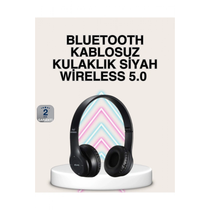 Katlanabilir Tasarımlı Bluetooth 5.0 Kulaklık | Eller Serbest Arama ve Çift Cihaz Desteği