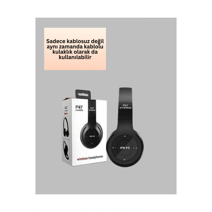 Katlanabilir Tasarımlı Bluetooth 5.0 Kulaklık | Eller Serbest Arama ve Çift Cihaz Desteği