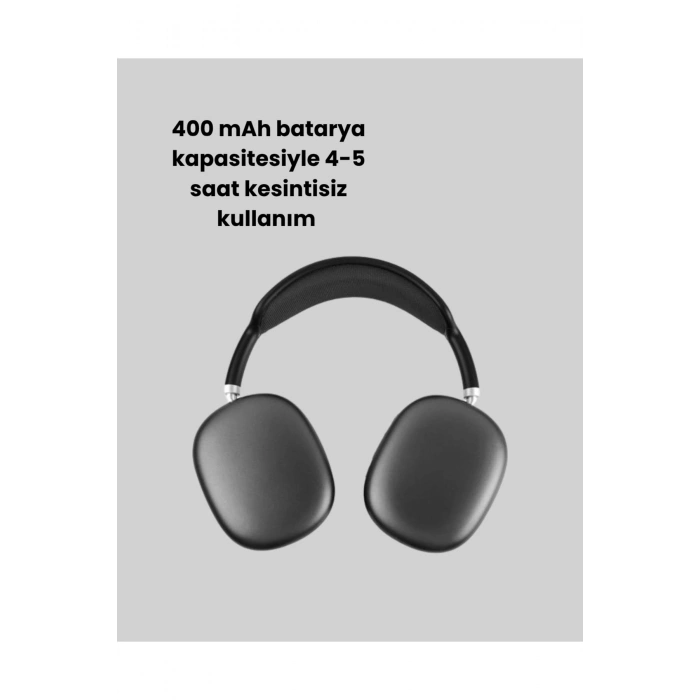 Bluetooth V5.0 Kablosuz Kulak Üstü Kulaklık | Katlanabilir, Mikro USB Girişli