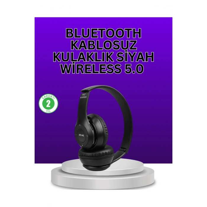 Kablolu & Kablosuz Kullanım Seçeneği Sunan Stereo Bluetooth Kulaklık