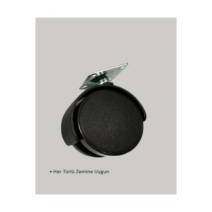 4 cm Döner Ayak Kilitsiz 4 Adet Mobilya ve Sehpa Ayağı