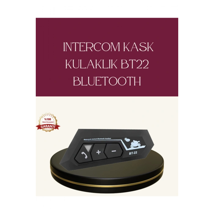 Motosiklet Sürüşleri İçin BT22 Kask Bluetooth Kulaklık Mikrofonlu