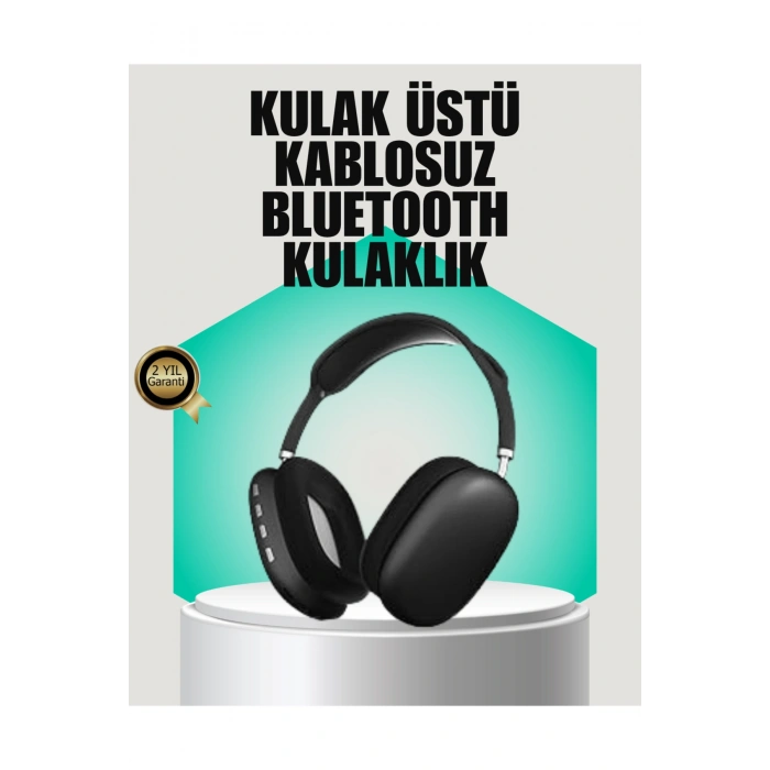 Stereo Ses Kaliteli Bluetooth Kulaklık | Katlanabilir ve Ergonomik Tasarım