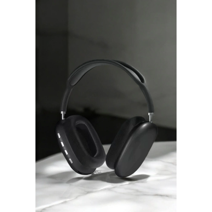 P9 Plus Kulaklık Siyah Bluetooth Bağlantılı Kulak Üstü Kablosuz