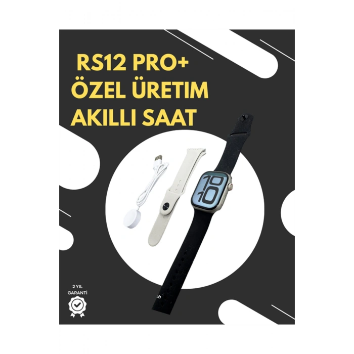 RS12 PRO+ 2025 Serisi Garantili Özel Üretim Akıllı Saat – AMOLED Ekran, GPS, 2GB Hafıza, Sesli Görüş