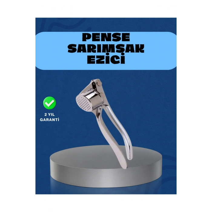 Mutfak Sarımsak Ezici Kaymaz Saplı Güçlü Mekanizma