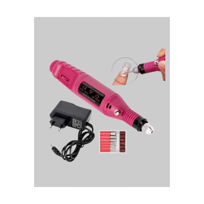 Profesyonel Tırnak Manikür Aleti – Şarjlı, Ayarlanabilir Hız, Düşük Titreşim ve Sessiz Motor Teknolo