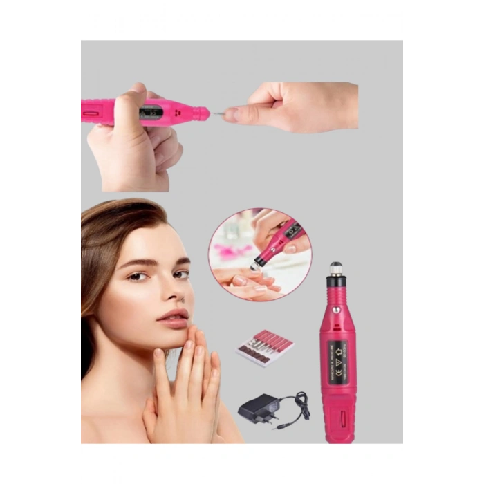 Profesyonel Tırnak Manikür Aleti – Şarjlı, Ayarlanabilir Hız, Düşük Titreşim ve Sessiz Motor Teknolo