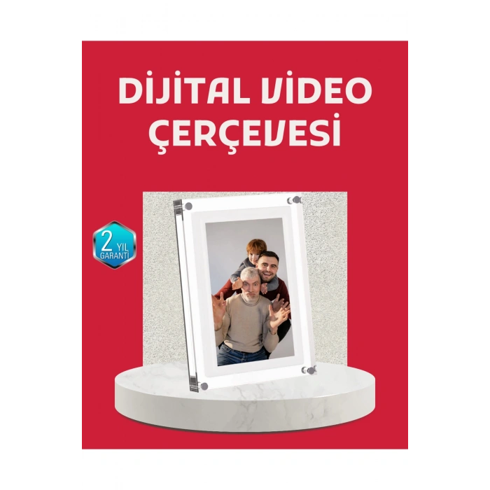 Kompakt Tasarımlı 7 İnç Dijital Fotoğraf Çerçevesi – Modern ve Şık Görünüm