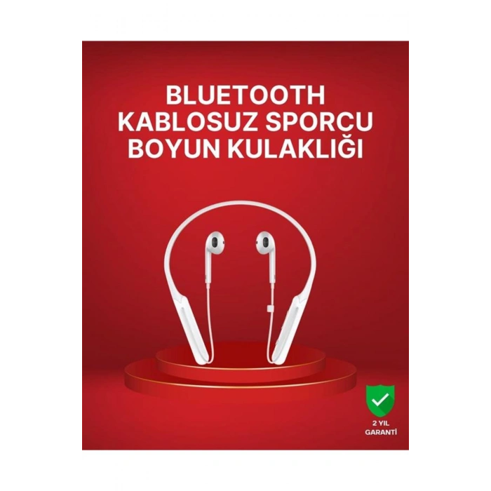 Boyun Askılı Kablosuz Kulaklık – Uzun Süreli Batarya Performansı