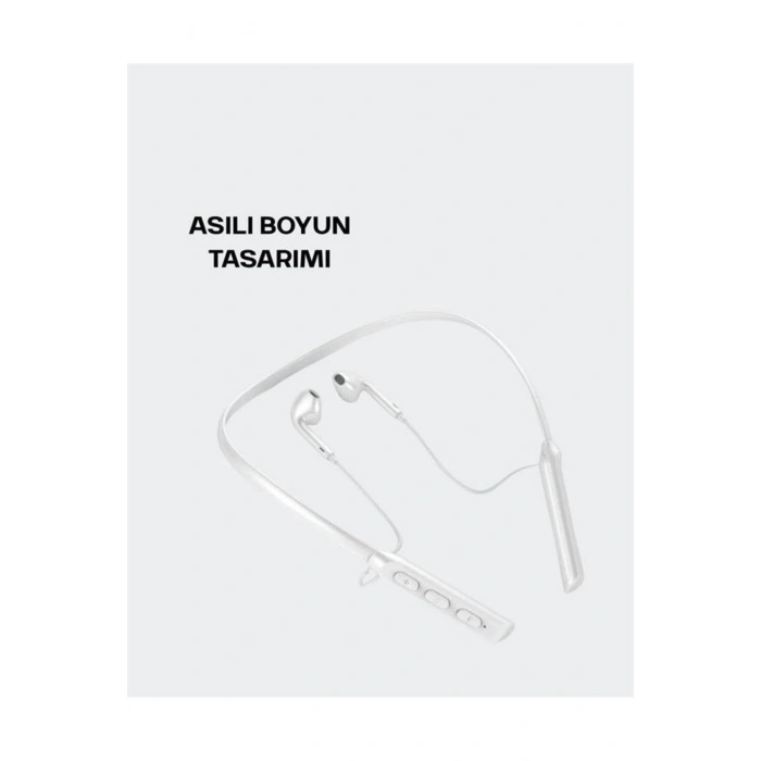 Boyun Askılı Kablosuz Kulaklık – Uzun Süreli Batarya Performansı