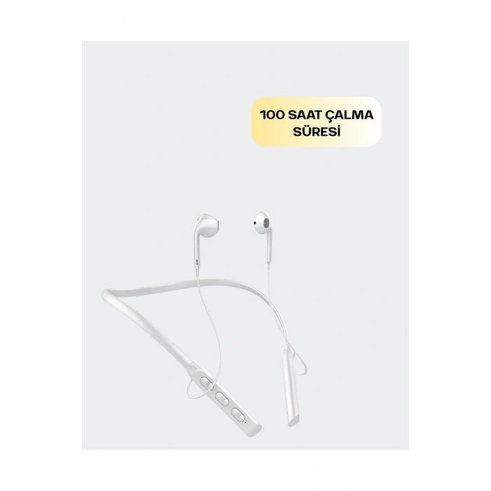Boyun Askılı Kablosuz Kulaklık – Uzun Süreli Batarya Performansı