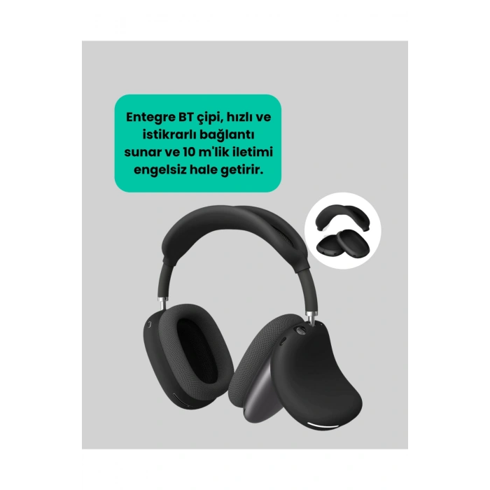 Gürültü Azaltmalı Bluetooth Kulaklık | 5 Saat Kesintisiz Müzik