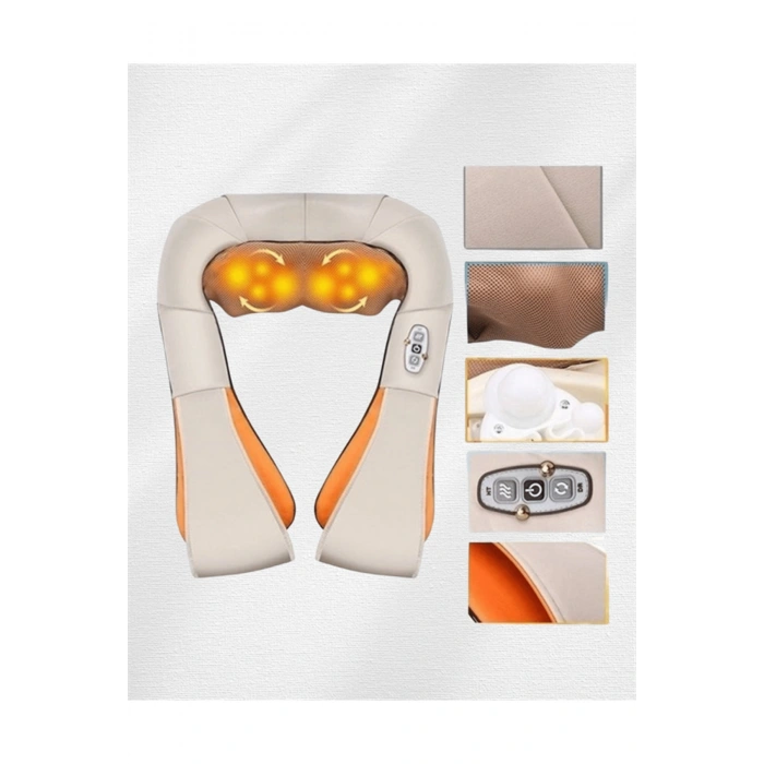 Ovmalı Isıtmalı Elektrikli Masaj Aleti – Boyun, Sırt, Bel, Omuz ve Bacak İçin Profesyonel Masaj Alet