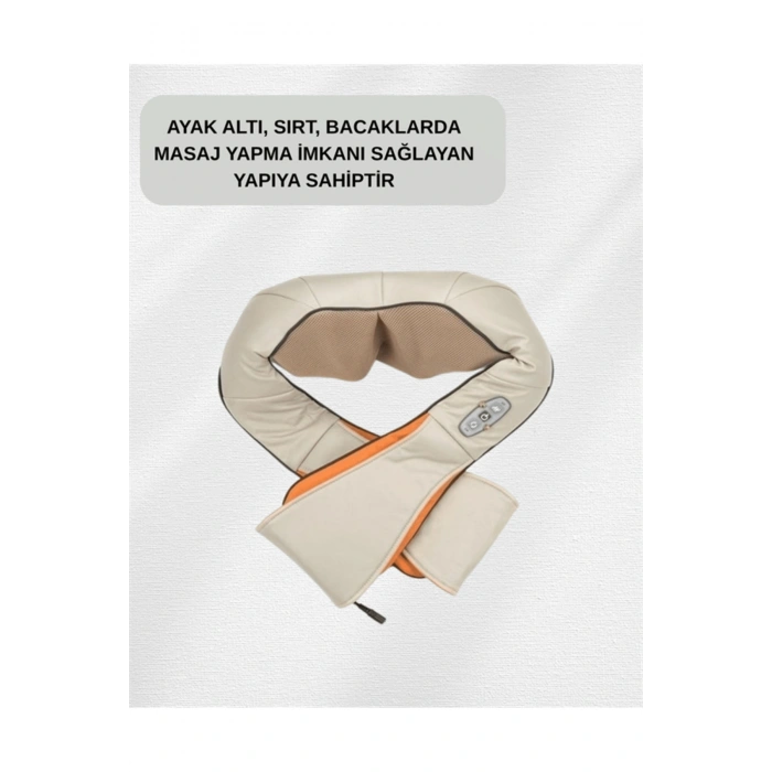 Ovmalı Isıtmalı Elektrikli Masaj Aleti – Boyun, Sırt, Bel, Omuz ve Bacak İçin Profesyonel Masaj Alet