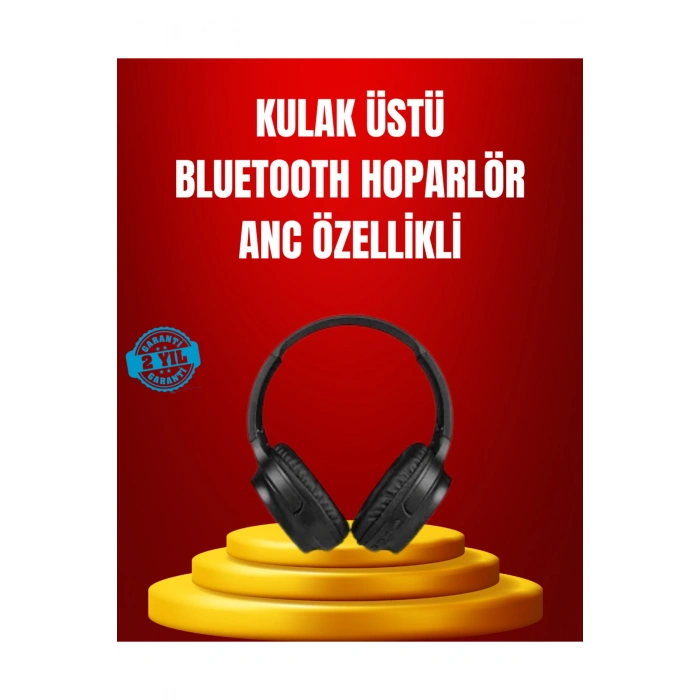 Geniş Frekans Aralıklı Bluetooth Kulak Üstü Kulaklık