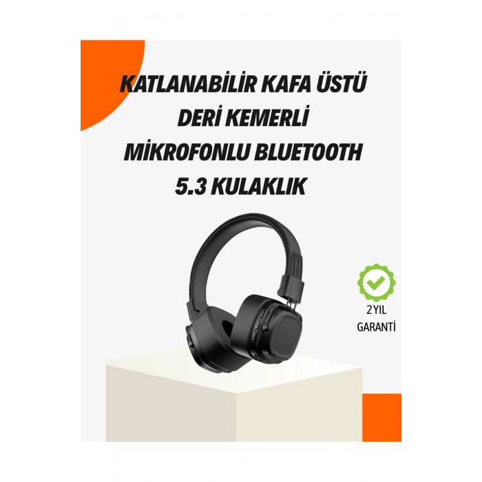 Kristal Netliğinde Ses ve Güçlü Baslı Kablosuz Kulak Üstü