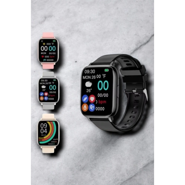 Titreşimli, Sağlık Takipli, Yeni Nesil Akıllı Saat 400mAh Batarya Kapasiteli