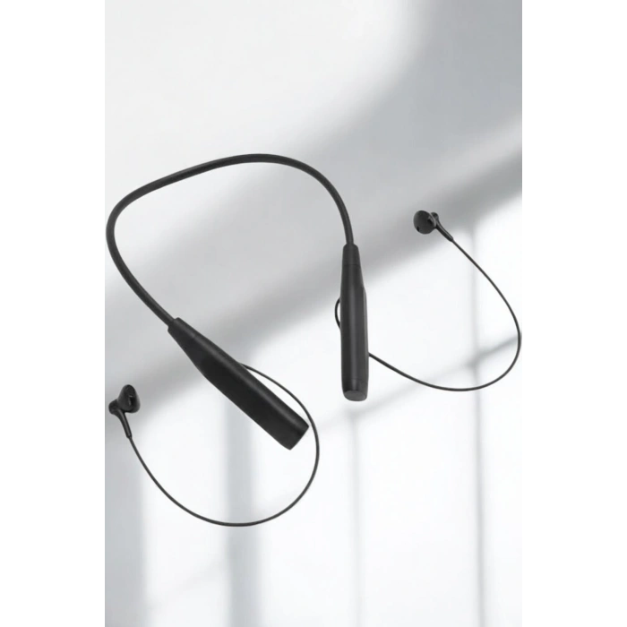 Kablolu Boyun Askılı Dijital Göstergeli Bluetooth Kulaklığı 60 Saat