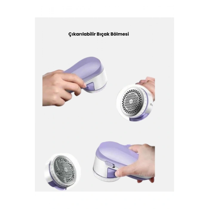 Taşınabilir Şarjlı Tiftik Toplayıcı – Çıkarılabilir Hazneli, Anti-Statik Fırçalı