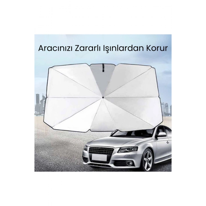 Fiat Fiorino, Citroen Berlingo, Renault Kangoo, Ford Courier, VW Caddy Uyumlu Oto Şemsiye