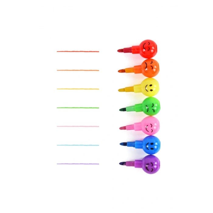 4lü Emojili Yumurtlayan Boya Kalemi Seti