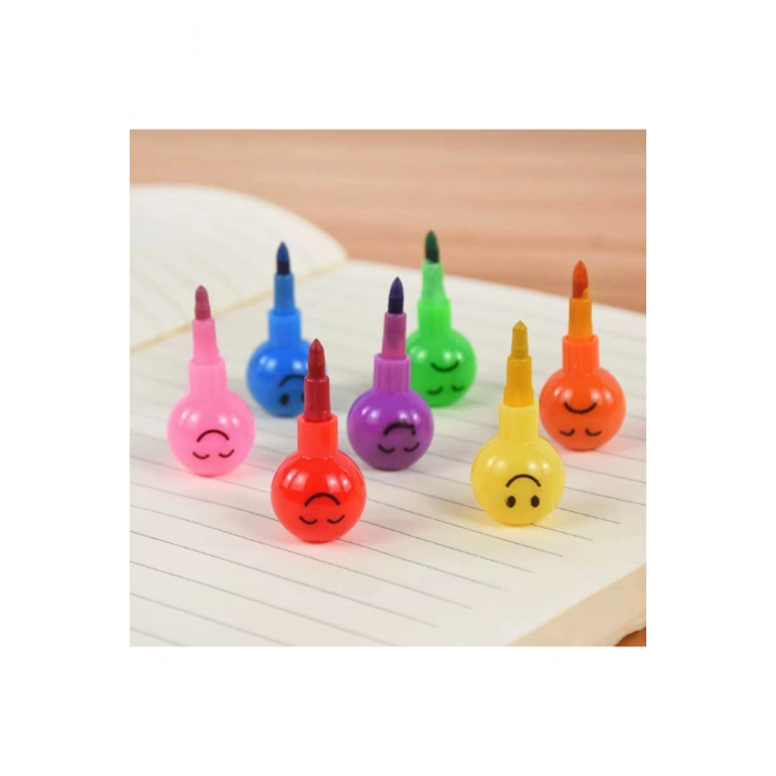 4lü Emojili Yumurtlayan Boya Kalemi Seti