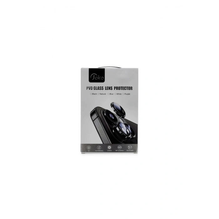 Joko Apple İphone 16 Pro Max Pvd Metal Kamera Lens - Siyah